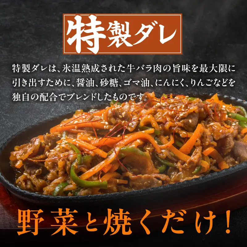味付き 牛バラ肉 切り落とし 2kg