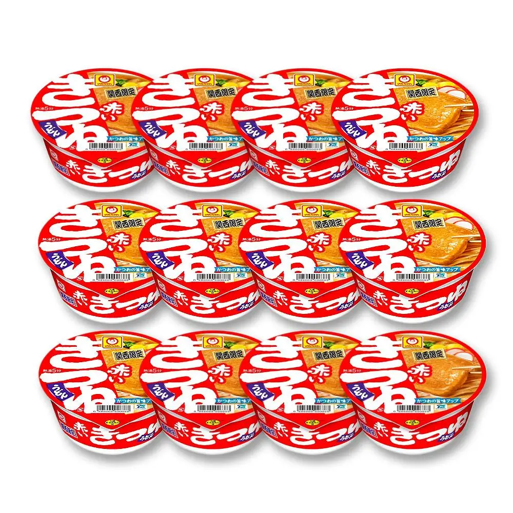 【関西限定商品】だしのきいた 赤いきつねうどん ×1ケース 12個入り うどん