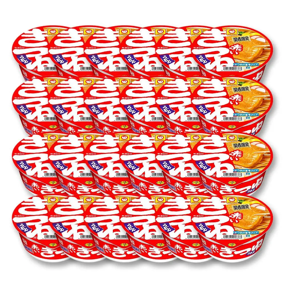 マルちゃん 即席麺セット 関西限定商品 だしのきいた 赤いきつねうどん × 2ケース 24個入り うどん