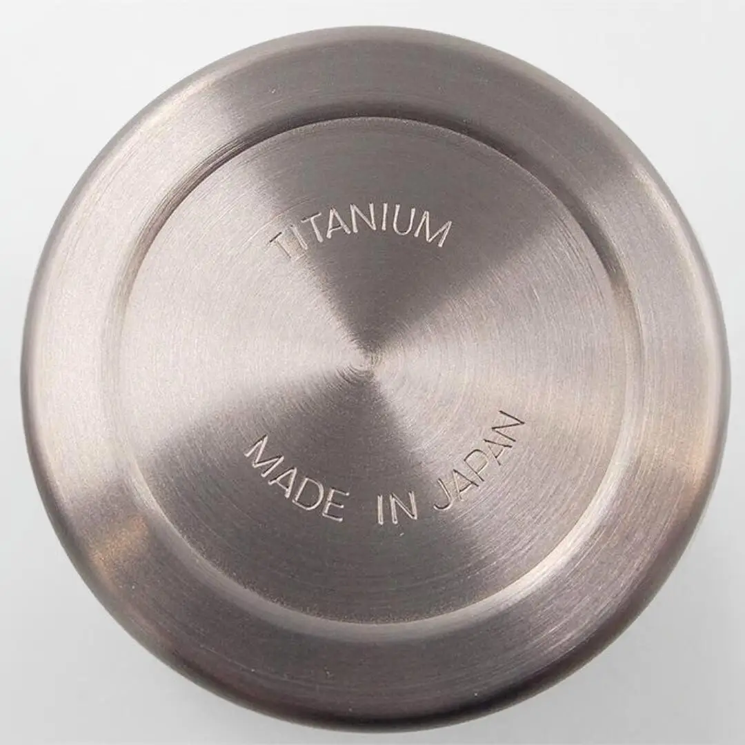 チタン 二重カップ 160ml キャンプ用品 アウトドア用品 マグカップ [村の鍛冶屋] 防災 防災グッズ 防災用品 【014S078】