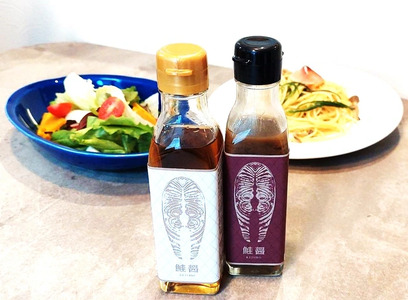 鮭醤 -KEISHO- 濁り・クリア（２本セット） 各150ml 化粧箱入り 魚醤 魚 醤油 調味料 だし 出汁