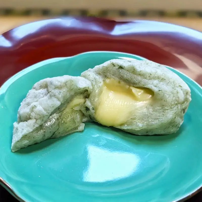 老舗餅屋さんが作るチーズ入り杵つき生丸餅(青のり) 18個入り