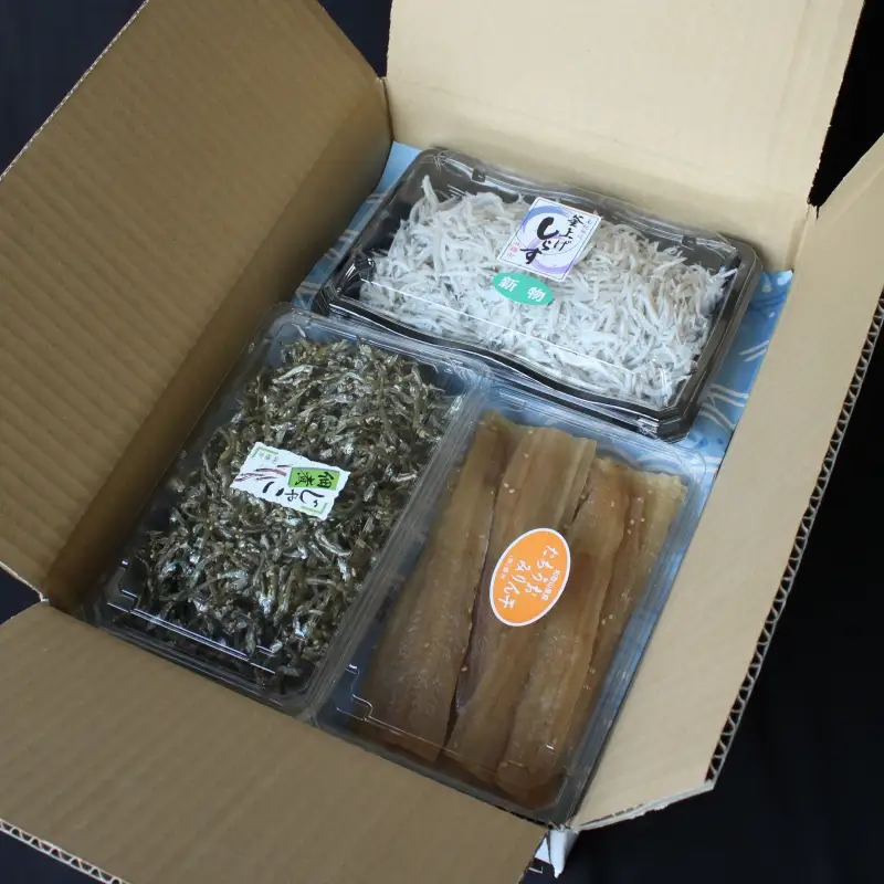 橋市の詰め合わせセットS（釜揚げしらす300g・じゃこの佃煮200g・太刀魚のみりん干し300g）※北海道・沖縄・離島配送不可 / 干物 味醂干し おつまみ ご飯のお供 シラス 冷蔵 お取り寄せ 和歌山県 田辺市 【has009-1】