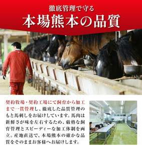 熊本 馬刺し 霜降り・赤身セット 2種類 各約100g 計約200g たれ 生姜付き 合同会社トライウィン《30日以内に出荷予定(土日祝除く)》熊本県 菊池市 馬刺 刺身 馬肉 霜降り 赤身 たれ付き 生姜 小分け 個包装 冷凍 送料無料