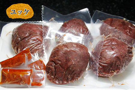 [日本三大馬刺し 会津] 会津馬刺しランプ(100g×2) 会津馬刺しユッケ(50g×5)｜会津若松市 馬肉 国産 赤身 福島 グルメ ユッケ 肉刺し 馬刺身 タレ付 本場 ギフト 贈答用 冷凍 [0554]