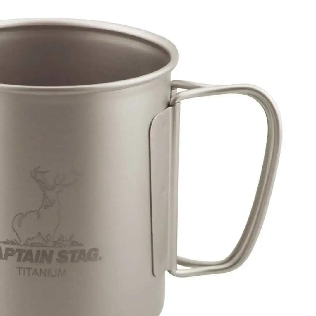 チタン製ダブルマグカップ220 キャプテンスタッグ CAPTAIN STAG チタンダブルマグ220 アウトドア用品 キャンプ用品 防災 防災グッズ 防災用品 【013S090】