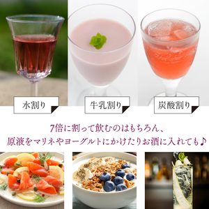 【満点☆青空レストランで紹介されました！】【3回定期便】ドリンクビネガー（ゆず・ぶどう 720ml）3本セット　※ゆず×1本、ぶどう×1本を3回お届け 182-019