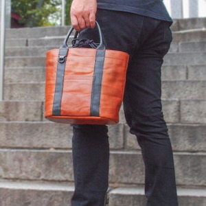 Ciwau leathers 【鬼灯 Ho-zuki】トートバッグ 胡桃ブラウン_装飾品・工芸品 トートバッグ・ショルダーバッグ 鞄・バッグ かばん カバン_【1490257】