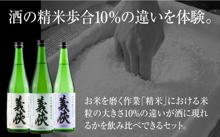 日本酒 義侠 純米吟醸原酒セット【配達不可：離島】[AEAD003]