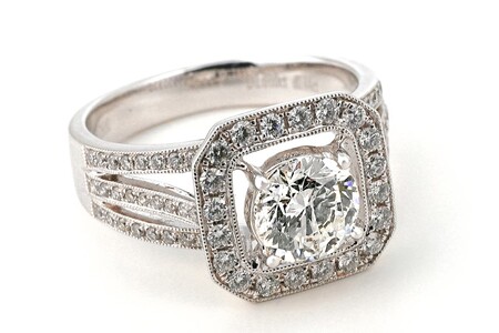 【ふるなび限定】【一点もの】ダイヤモンド（1.010ct）プラチナリング　R88　K05144-H　FN-Limited-SP