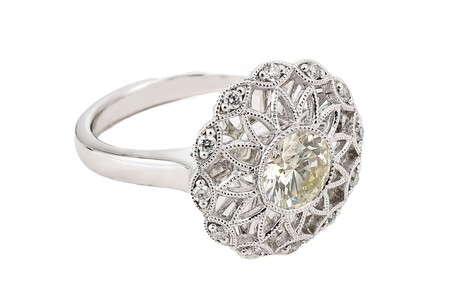 【ふるなび限定】【一点もの】ダイヤモンド（1.019ct）プラチナリング　R89　K05145-H　FN-Limited-SP