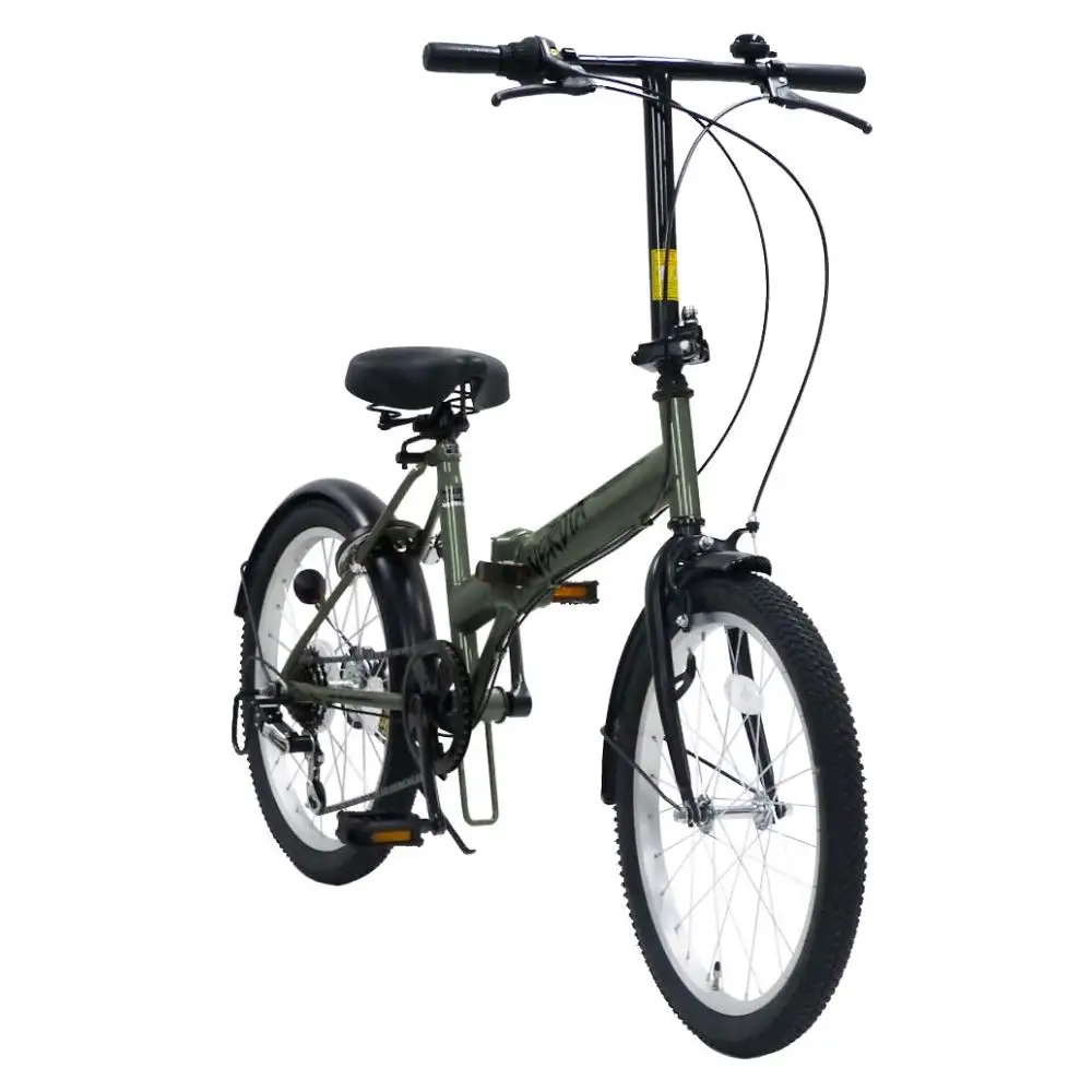VERDIA 20インチ Green 送料無料 全国配送離島含│自転車 完成品 組み立て不要 折りたたみ自転車 武田産業