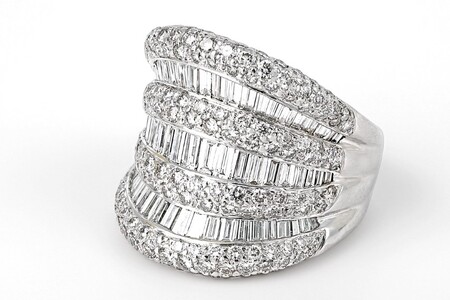 【ふるなび限定】【一点もの】ダイヤモンド（トータル3.72ct）プラチナリング　R93　K05149-H　FN-Limited-SP