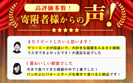 箱はちみつ 国産  400g | ハチミツ 12月-3月限定発送 [AFAI011]