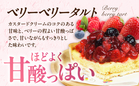 タルトセット（ベリーベリータルト・ラムレーズンのレアチーズタルト） / ケーキ[AFAK130]