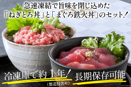 【ネギトロ】 ネギトロ丼 45g 12食 鉄火丼 40g 12食 [22424237] ネギトロ