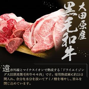 大田原産 黒毛和牛 モモ 熟成肉　約700g～1kg