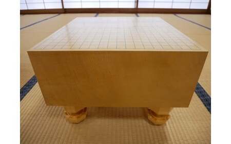 GS-13【 碁盤 】 新カヤ 60号 足付き 囲碁 将棋 木工品