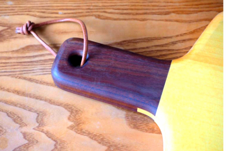 銀杏のまな板/角型手付き40×23×2.8cm/耐水加工済_1248R