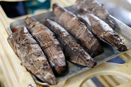 土佐久礼かつお 藁焼きタタキ体験 ( タタキ1人前 ・ ごはん ・ みそ汁付き ) 高知 久礼 大正町市場 かつおのたたき  日戻り 生鰹 本場 新鮮 タタキ 体験 観光 高知