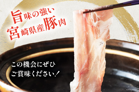 豚肉 しゃぶしゃぶ 宮崎県産 豚もも肉 スライス 300g ×7p 計 2.1kg [甲斐精肉店 宮崎県 美郷町 31as0114]