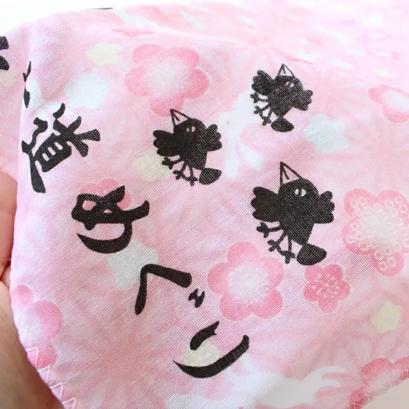 「八咫のカラ子ちゃん」カラーガーゼタオル おまかせ3色セット / 和歌山 田辺市 本宮 熊野本宮大社 八咫烏 やたがらす タオル 手ぬぐい 綿100% 日用品 雑貨【ptl003】
