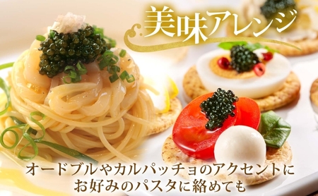 北海道産 美深キャビア20g  純国産 北海道 美深町 国産キャビア チョウザメ 魚貝類 魚卵 加工食品 珍味  冷凍配送 ギフト おつまみ おもてなし オードブル パーティー  お祝い クリーミー 贈答用  産地直送  株式会社美深振興公社