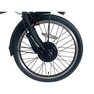 電動自転車 PELTECH（ペルテック）ノーパンク 折り畳み電動アシスト自転車 20インチ 折り畳み外装6段変速（TDN-208LN）【簡易組立必要】【ホワイトブラック】