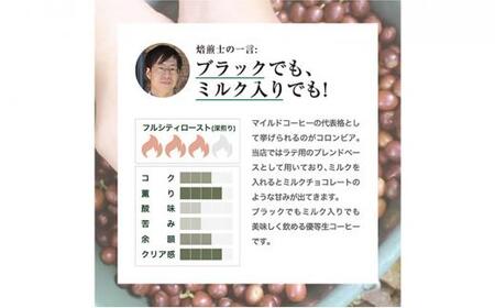 【豆】#903 コロンビア エキセルソ Qグレード コーヒー豆 310g 当日焙煎 大山珈琲