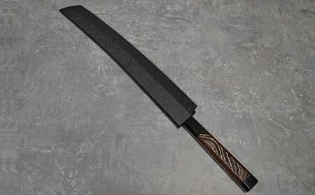 青木刃物製作所「銀三先丸正夫」斬月 ヌリサヤピン付き 300mm