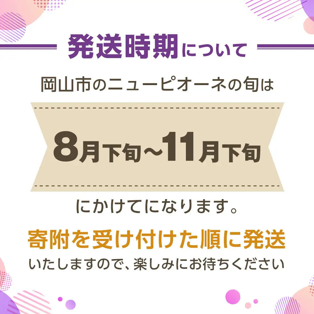 ご家庭用 ニュー ピオーネ 3～6房 約1.5kg ｜  ピオーネ