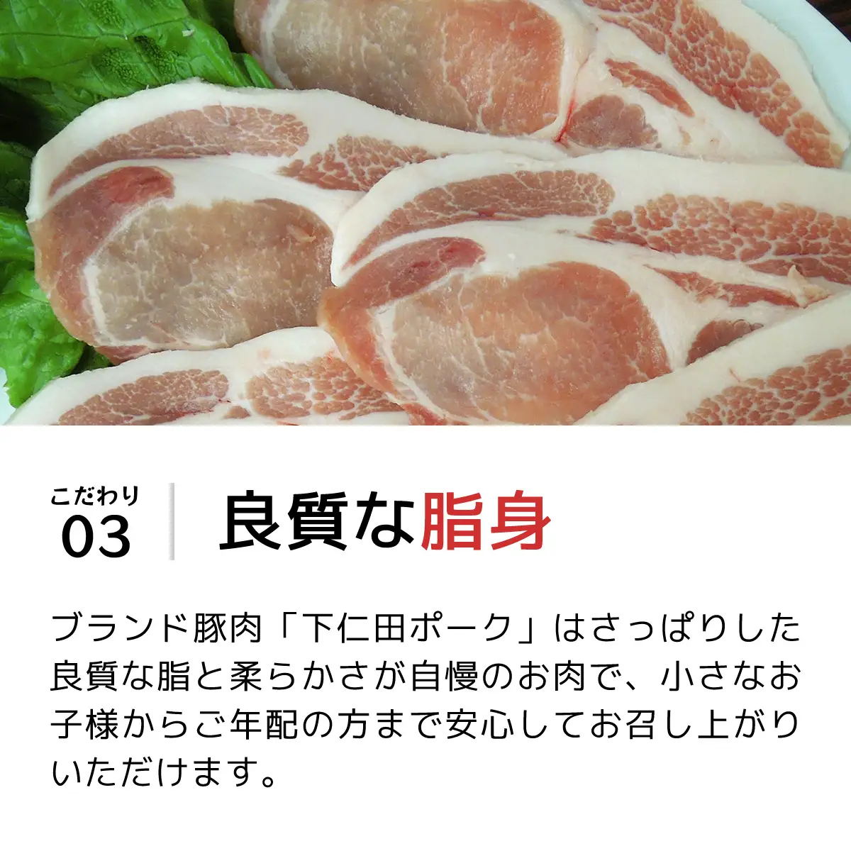 下仁田ポーク豚ロース焼肉用500ｇＸ2  ANT003