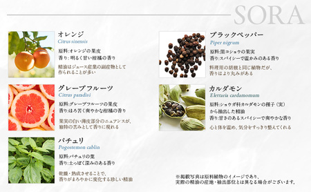 木々之重 エッセンシャルオイル SORA 10ml アロマオイル アロマオイル 天然 由来 100％ アロマグッズ 香り 精油 オレンジ グレープフルーツ カルダモン パチュリ ブラックペッパー スパイス 気分転換 スッキリ すっきり 癒し 贈答 プレゼント ご褒美