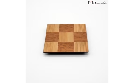 皿 Pifa トレイ 大 ＆ ミニトレイ 直接食器 ミックス セット お皿 木皿 小皿 ウッドプレート スクエア プレート 角皿 長方形 木 木製 日本製 四角い 食器 お盆 トレー キッチン 工芸品 秋田