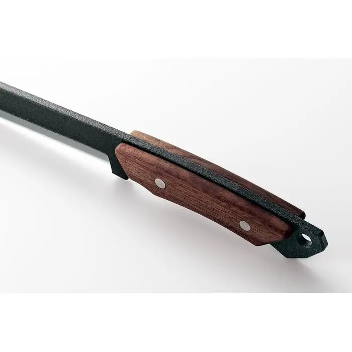 多喜火鉈110mm　革ケース付き　積層刃/ウォルナット