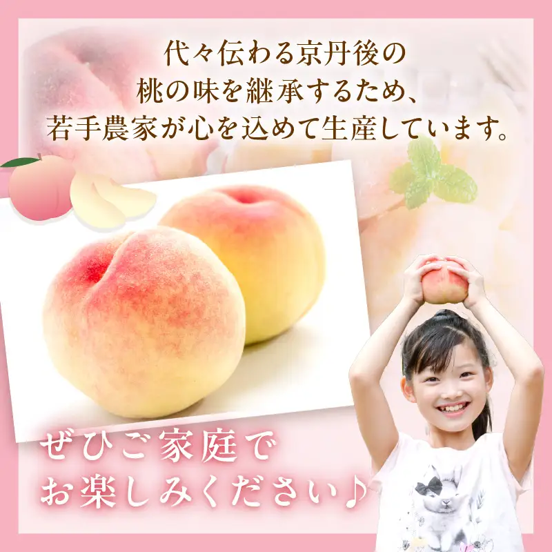 桃 京丹後産 6～12玉【2026年7月下旬～発送】フルーツ モモ