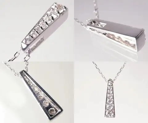ネックレス 天然 ダイヤモンド 0.20ct SIクラス Brigitte ブリジット【pt900】ｎ-108（KRP）G52-1411