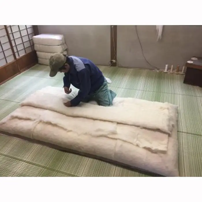 1級技能士が厳選した綿を使用！ 匠の敷布団