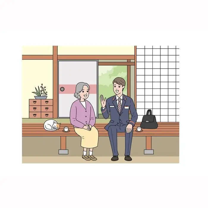 郵便局のみまもりサービス「みまもり訪問サービス」（12か月）