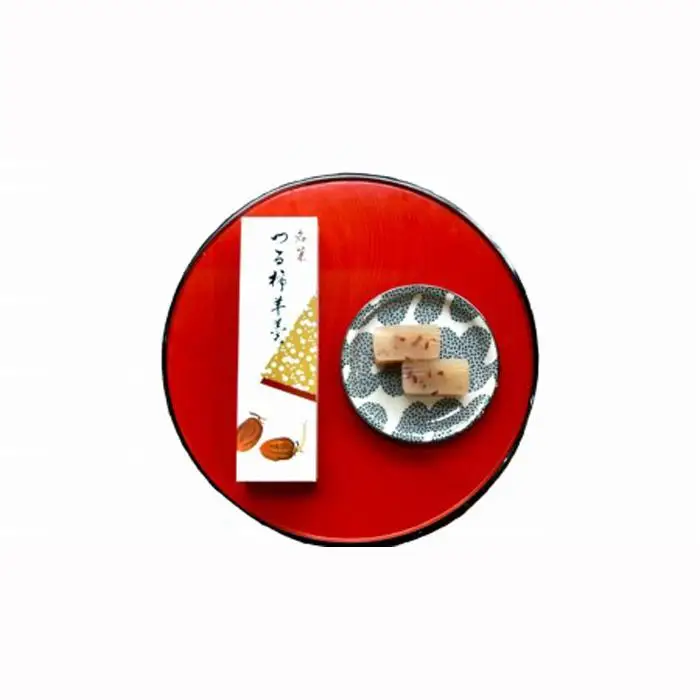 南砺市の干柿を使用したつる柿羊羹5本セット《南砺の逸品》