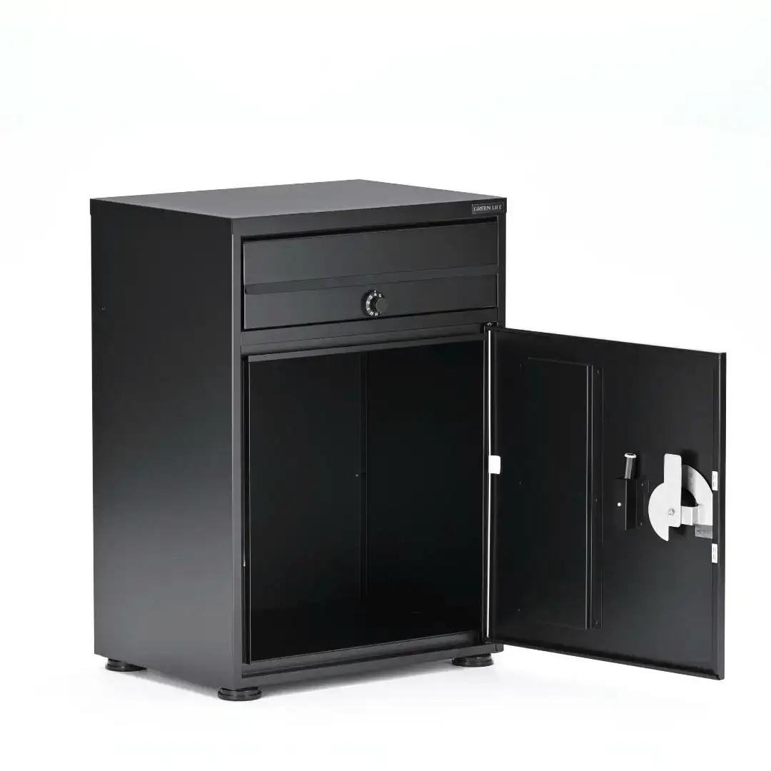 ポスト一体型宅配ボックス レシーボ 約34×48×65cm 屋外 レシーボ TRP-3465(MBK) [グリーンライフ] 【075S008】