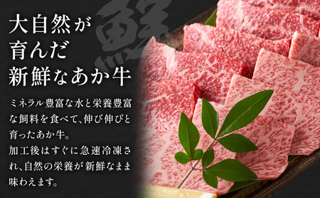 阿蘇あか牛 食べ比べセット 合計約800g 約100g×各2袋 4種類 セット 株式会社LARKS《30日以内に出荷予定(土日祝除く)》モモ 上カルビ 上ロース サーロイン お肉 和牛 あか牛 冷凍 送料無料