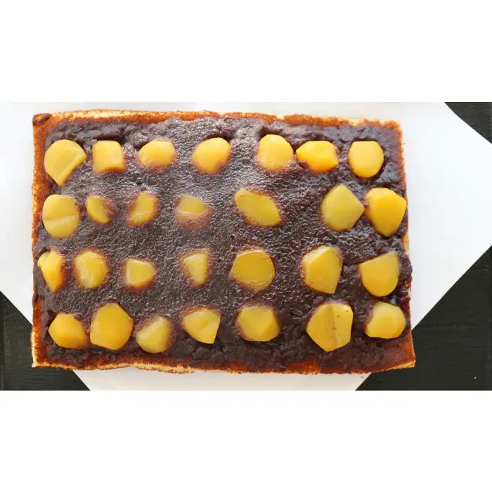 栗いり＆あんこびっしりの特大川幅どら焼き 約1300g×1個 No.085