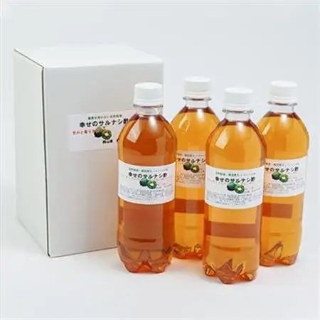 2206.サルナシ酢4本セット(新庄村産サルナシ自生種使用)【1489037】