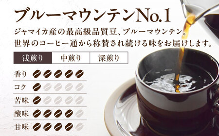 【全3回定期便】ブルーマウンテン NO.1 浅煎り [VAS149] 自家焙煎 珈琲 コーヒー 稲垣珈琲