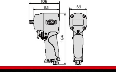 TONE エアーインパクトレンチ AI4201  15001-30025173｜工具 トネ 整備 車 バイク DIY