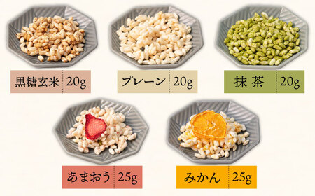 【全12回定期便】おやつdeポン ポン菓子 5種×3袋 セット 詰め合わせ[VCX004]