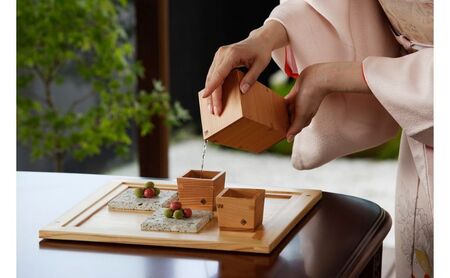 以為 日光杉 酒器 杉皿 大 日本酒 お酒 料理 デザイン 