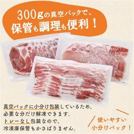 「かごしま黒豚さつま」しゃぶしゃぶ用3種1.8kgセット【配送不可地域：離島】【1185773】