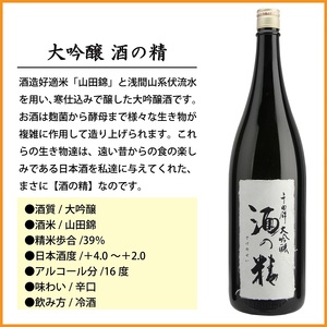 【千曲錦酒造】日本酒1升（1.8L）×2本　純米大吟醸＆大吟醸飲み比べセット（北海道・沖縄県・離島は配送不可）信州 長野 佐久 地酒 晩酌  1800ml